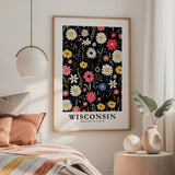 Wisconsin Flower Art Print