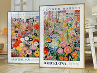 Amsterdam Flower Market Poster