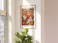 Sevilla Flower Market Poster