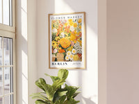 Flower Market Berlin Poster