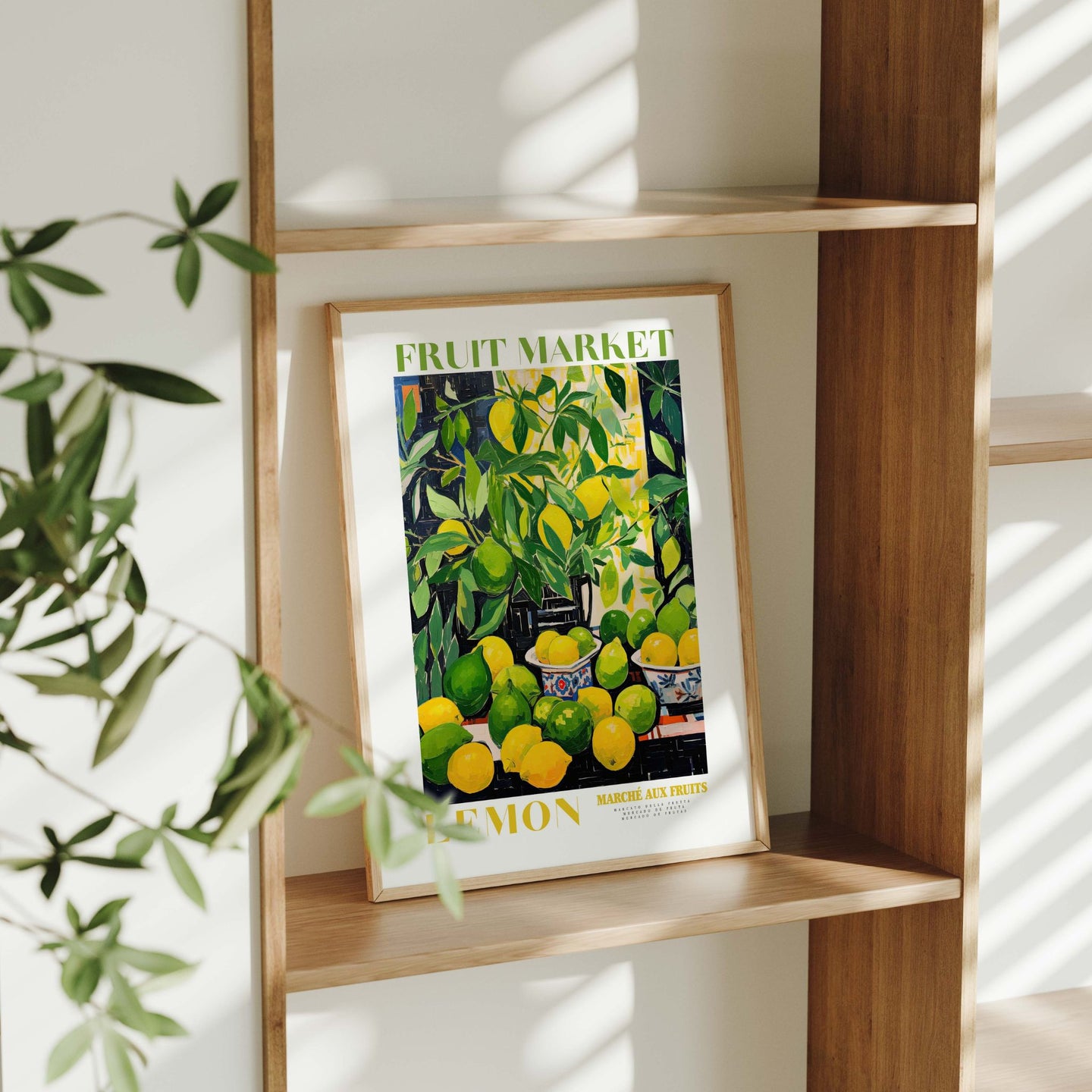 Lemon Fruit Market Poster