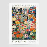 Tokyo Flower Market Poster