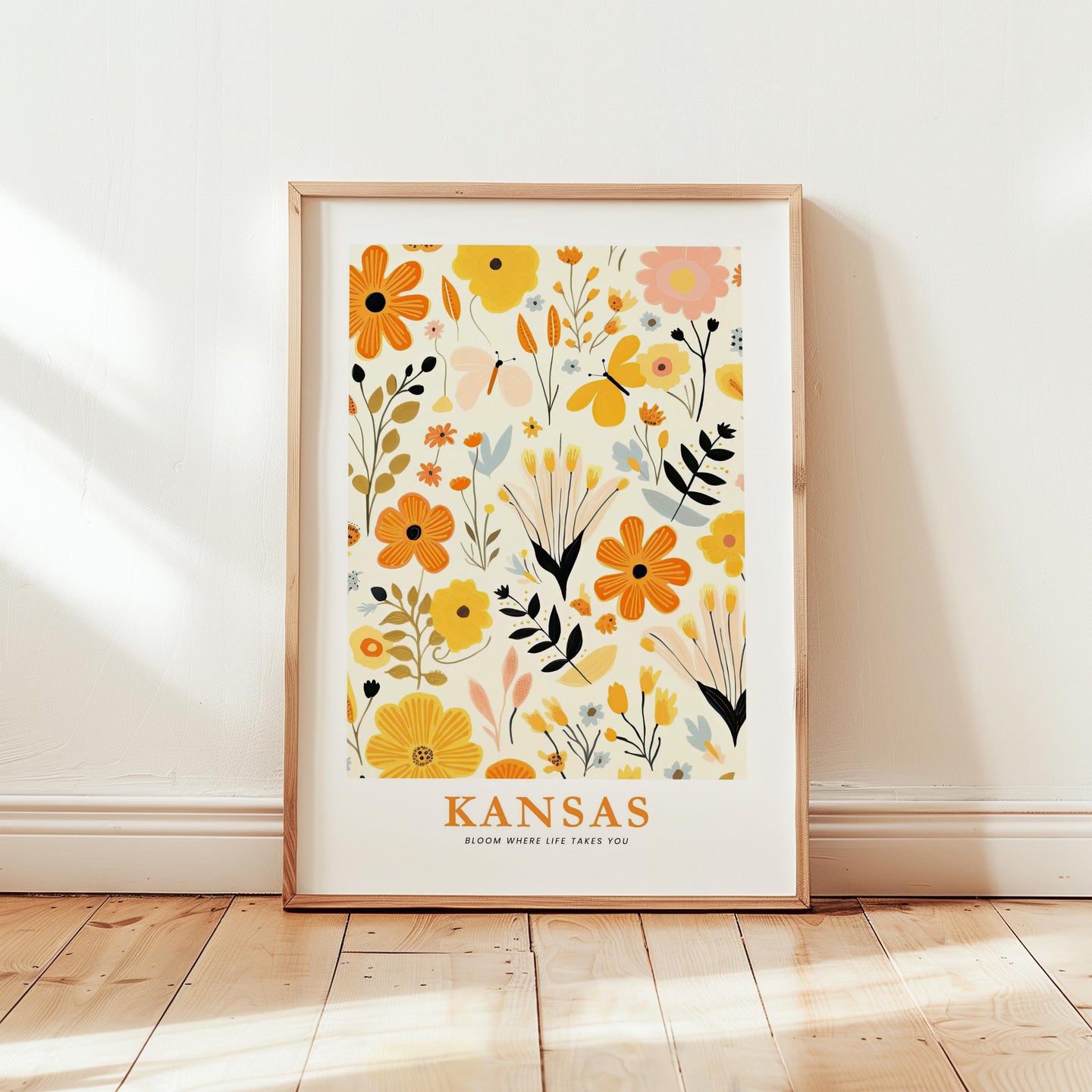 Kansas Flower Art Print