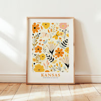 Kansas Flower Art Print