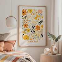 Kansas Flower Art Print