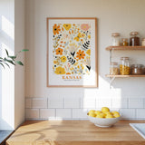Kansas Flower Art Print