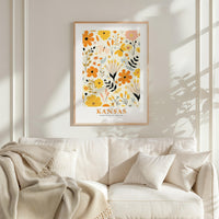 Kansas Flower Art Print