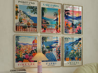 Capri Italy Wall Art, Italy Travel Poster, Blue Capri Beach Print, Capri Poster, Blue Posters, Ocean Art, Ocean Wall Art, Capri Wall Art