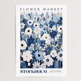 Stockholm Flower Market Poster