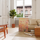 a living room filled with furniture and a painting