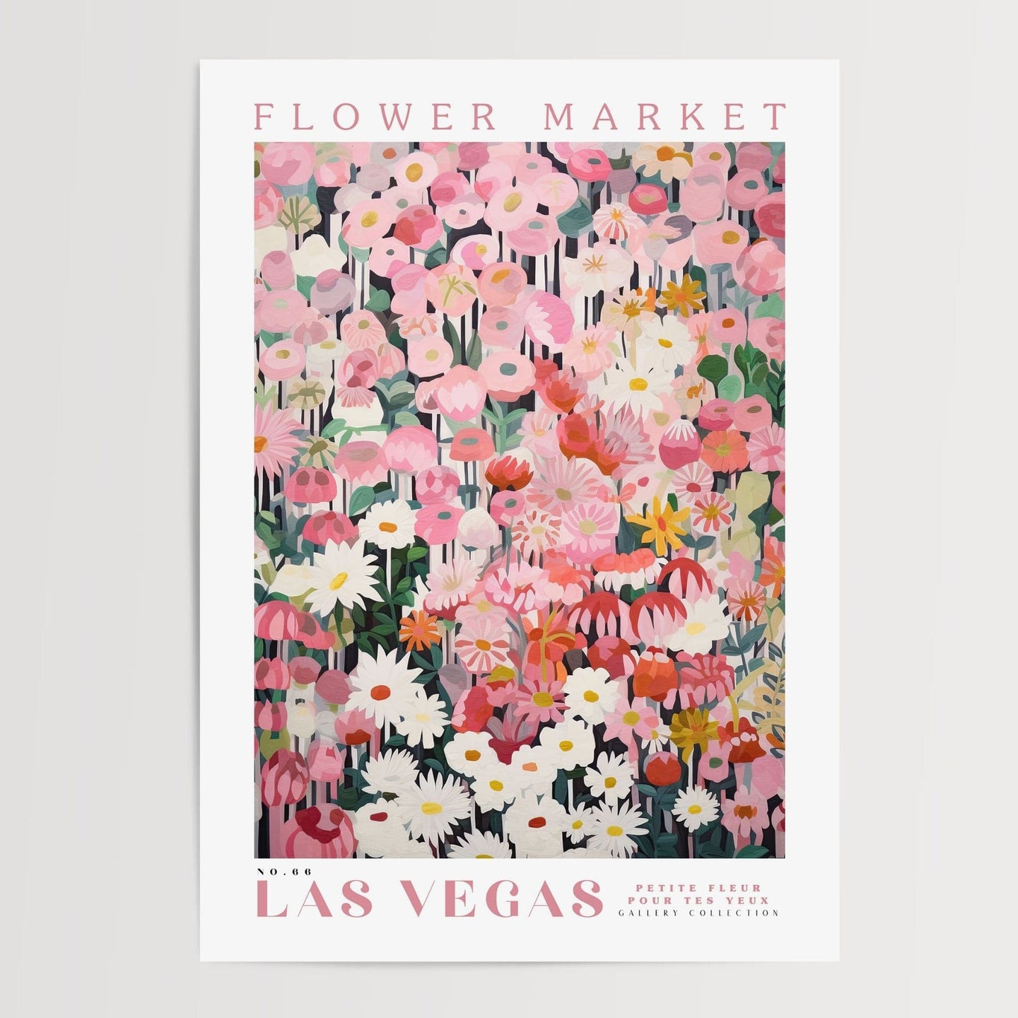 Las Vegas Flower Market Poster