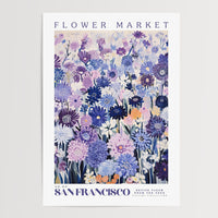 San Francisco Flower Market Poster