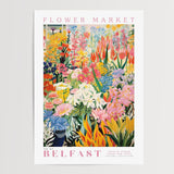 Belfast Flower Market Poster