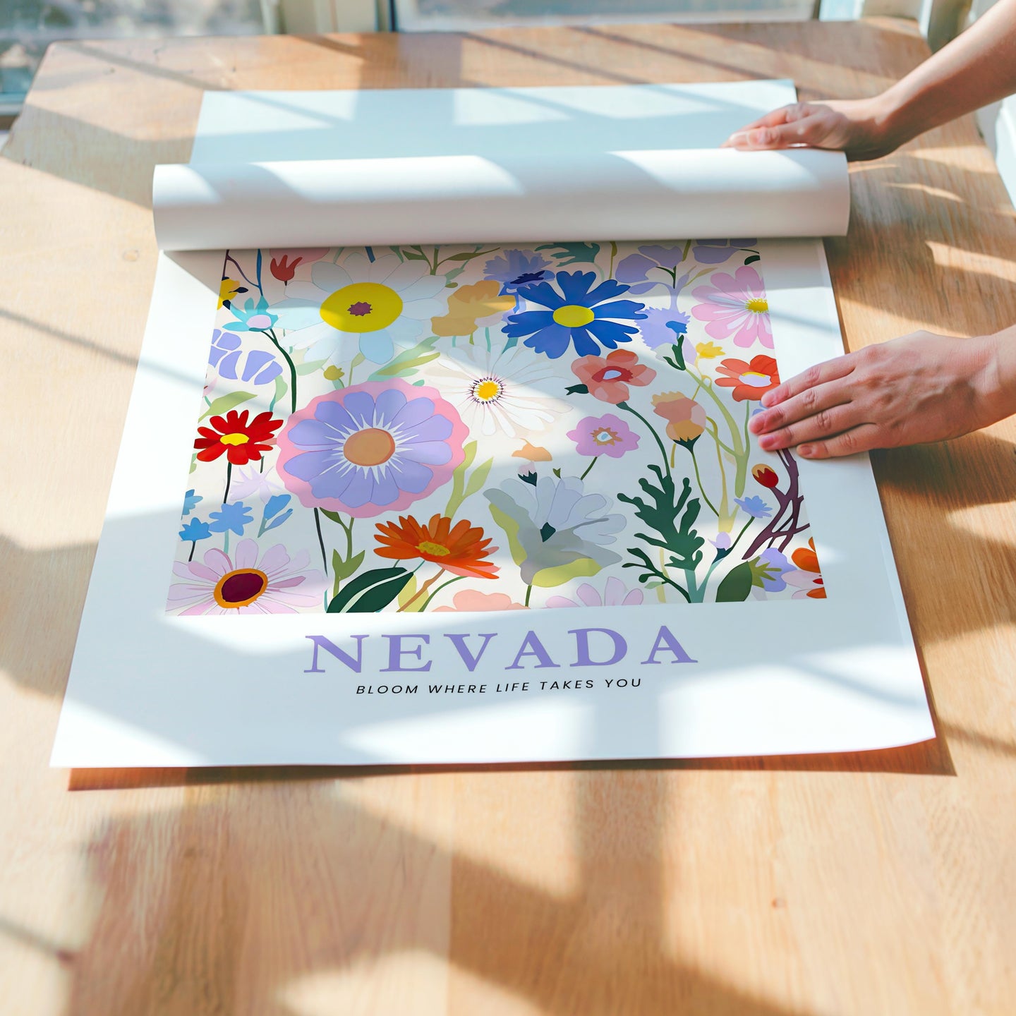 Nevada Flower Art Print