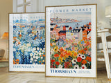 Flower Market Thorshavn Poster