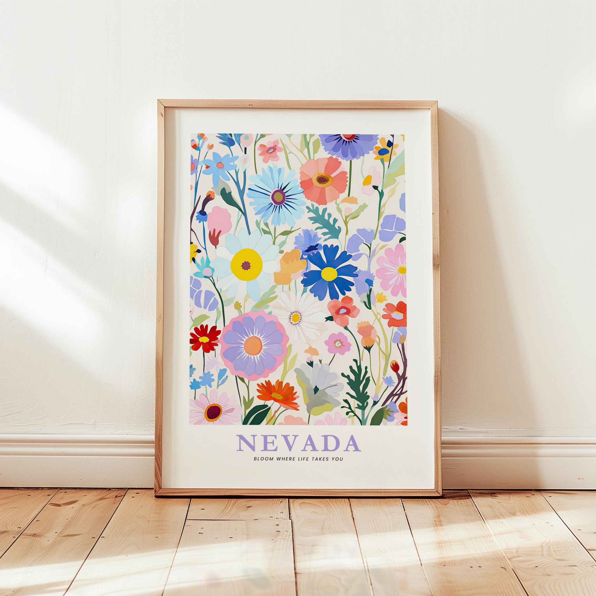 Nevada Flower Art Print