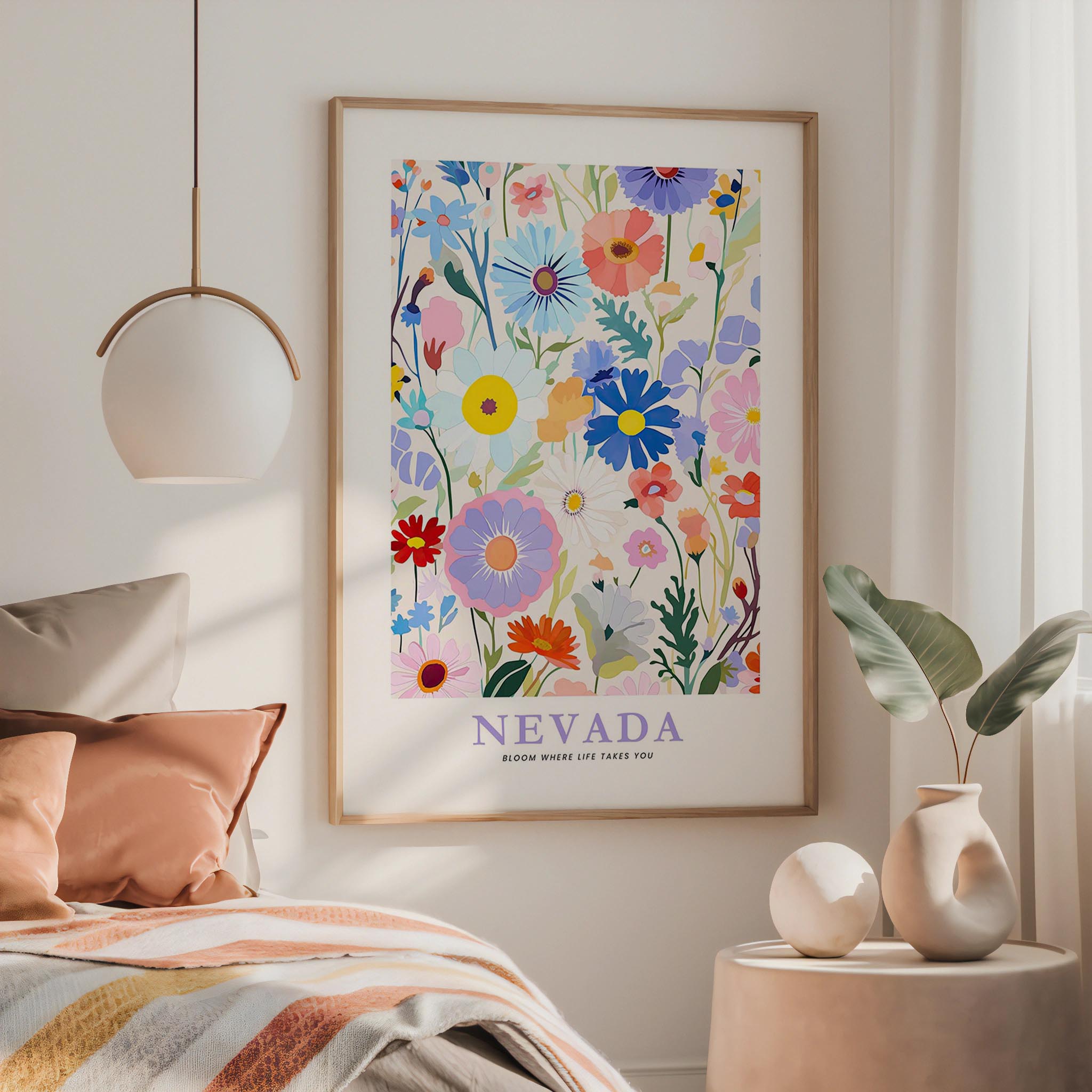 Nevada Flower Art Print