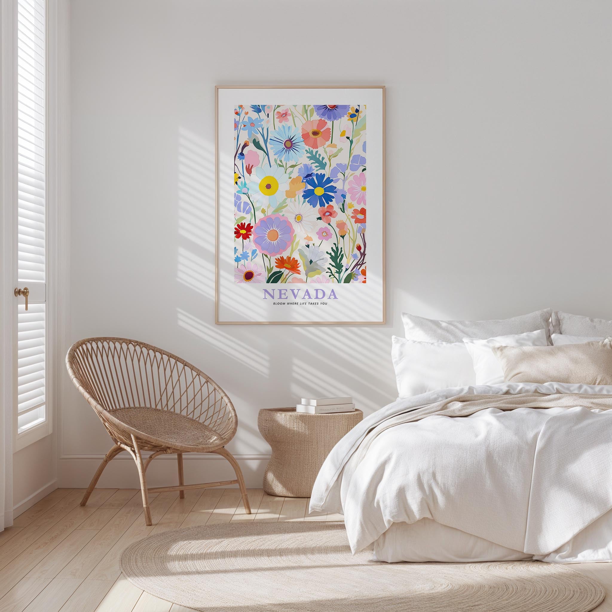 Nevada Flower Art Print