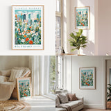 a living room filled with furniture and paintings