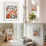 a living room filled with furniture and paintings