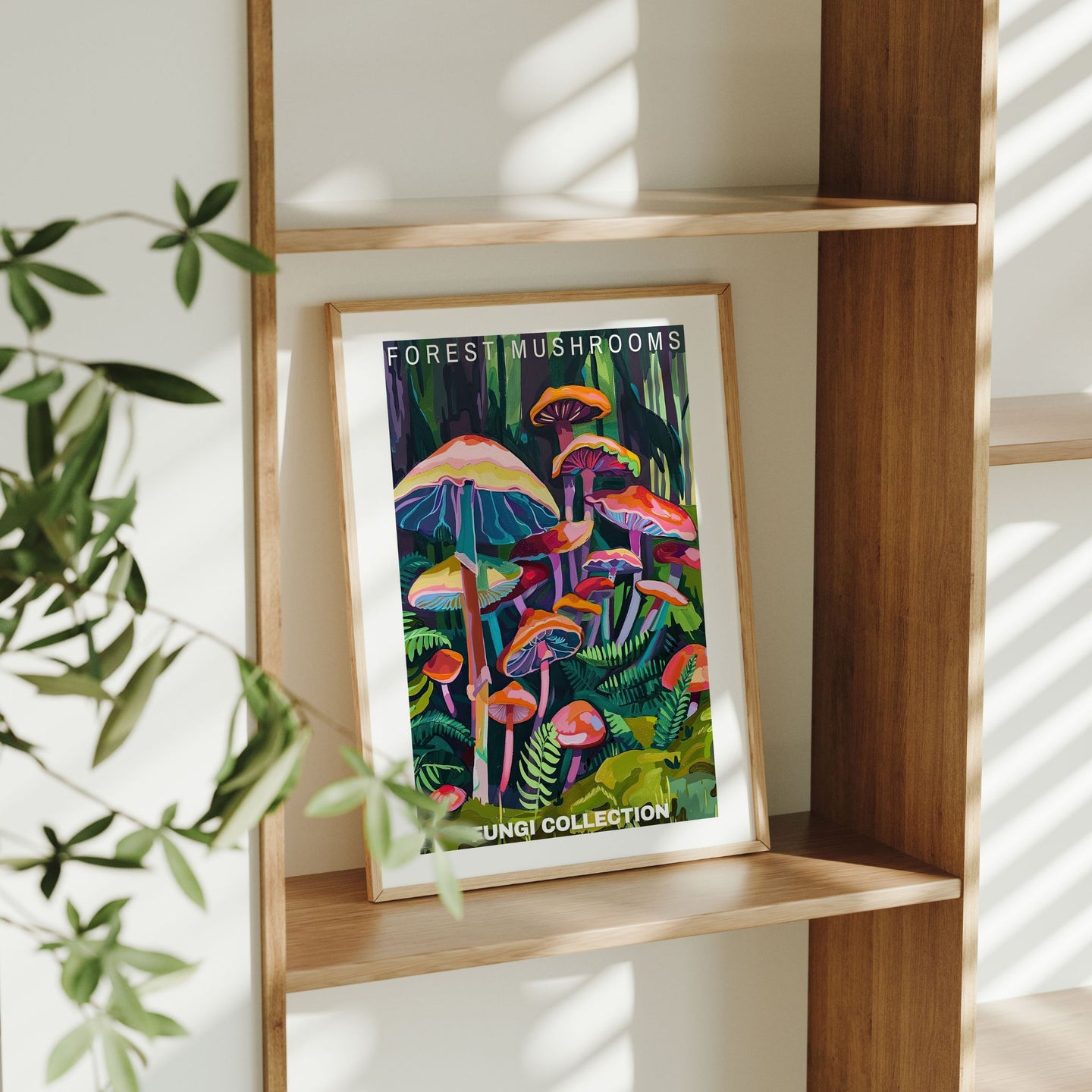 Forest Mushroom Poster