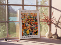 Salzburg Flower Market Poster