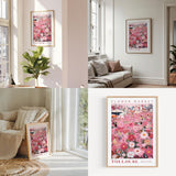 a living room filled with furniture and flowers