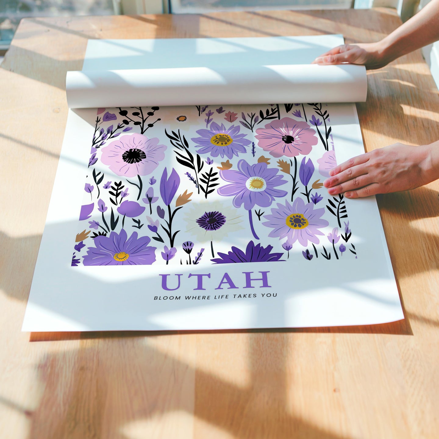 Utah Flower Art Print