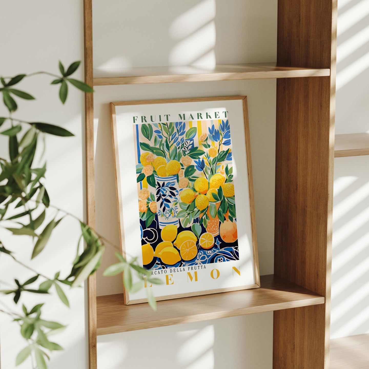 Lemon Fruit Market Poster