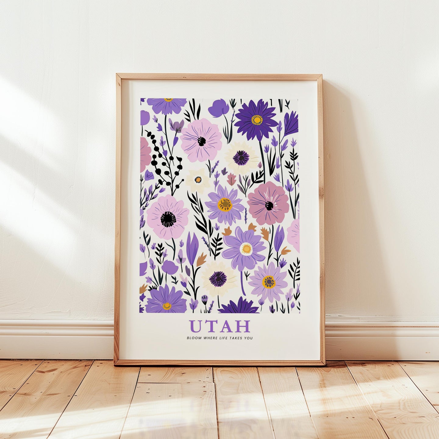 Utah Flower Art Print