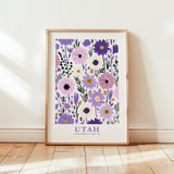 Utah Flower Art Print