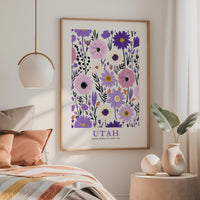 Utah Flower Art Print