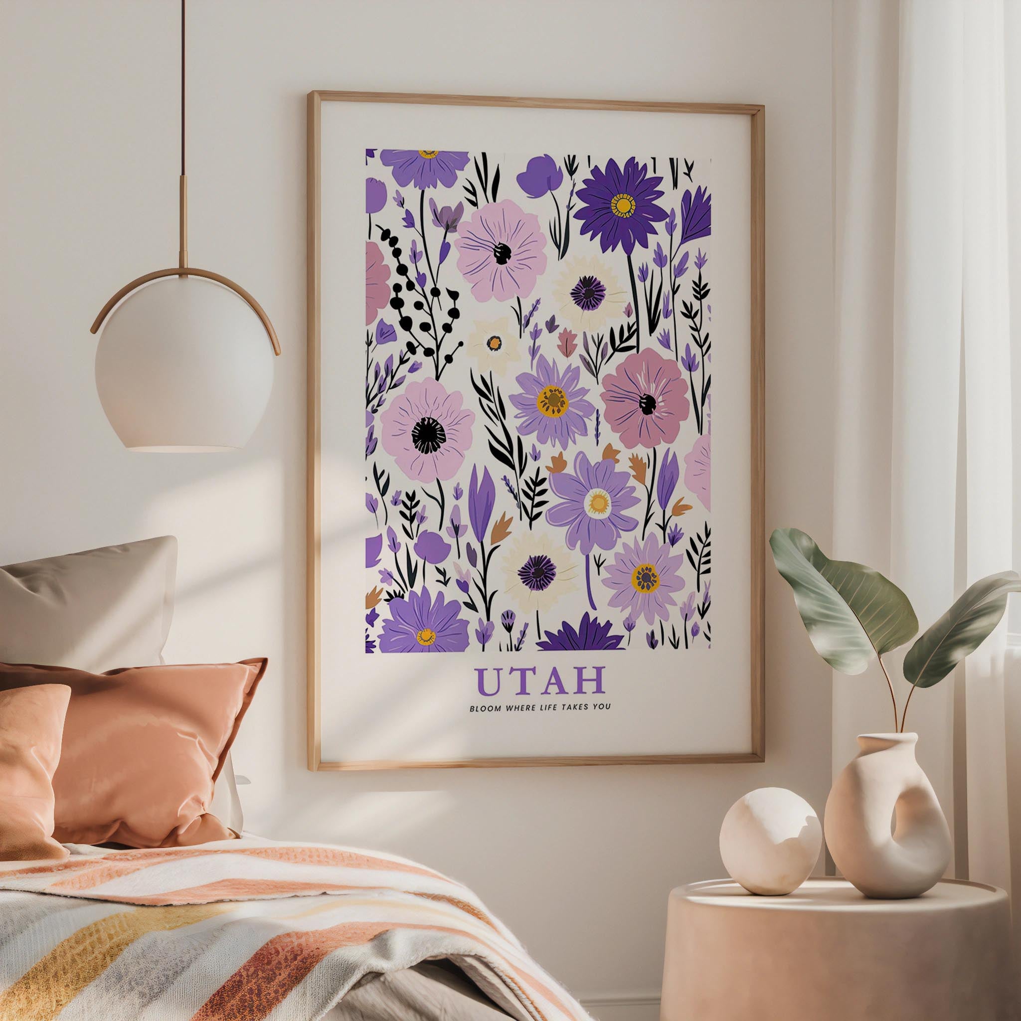 Utah Flower Art Print
