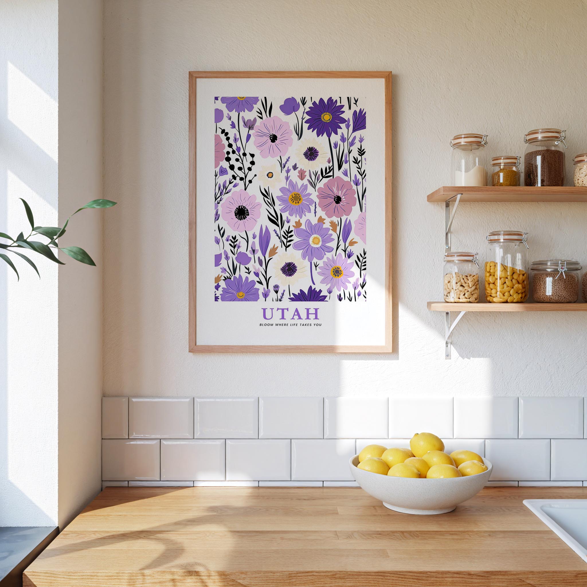 Utah Flower Art Print