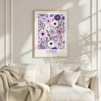 Utah Flower Art Print