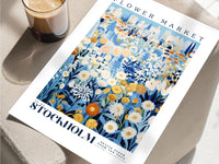 Stockholms blomstermarked plakat