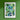 a green wall with a picture of flowers on it