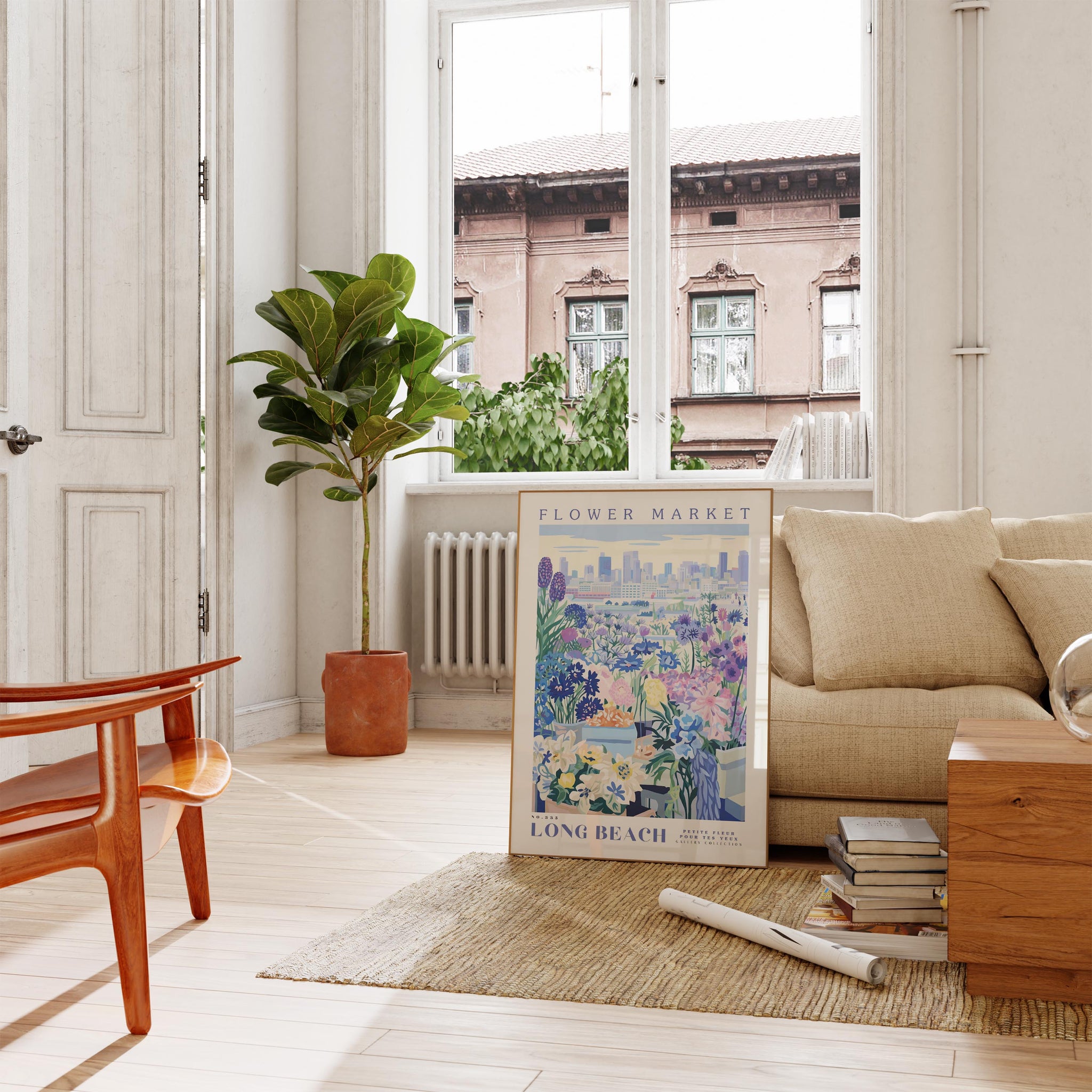 Long Beach Art Print