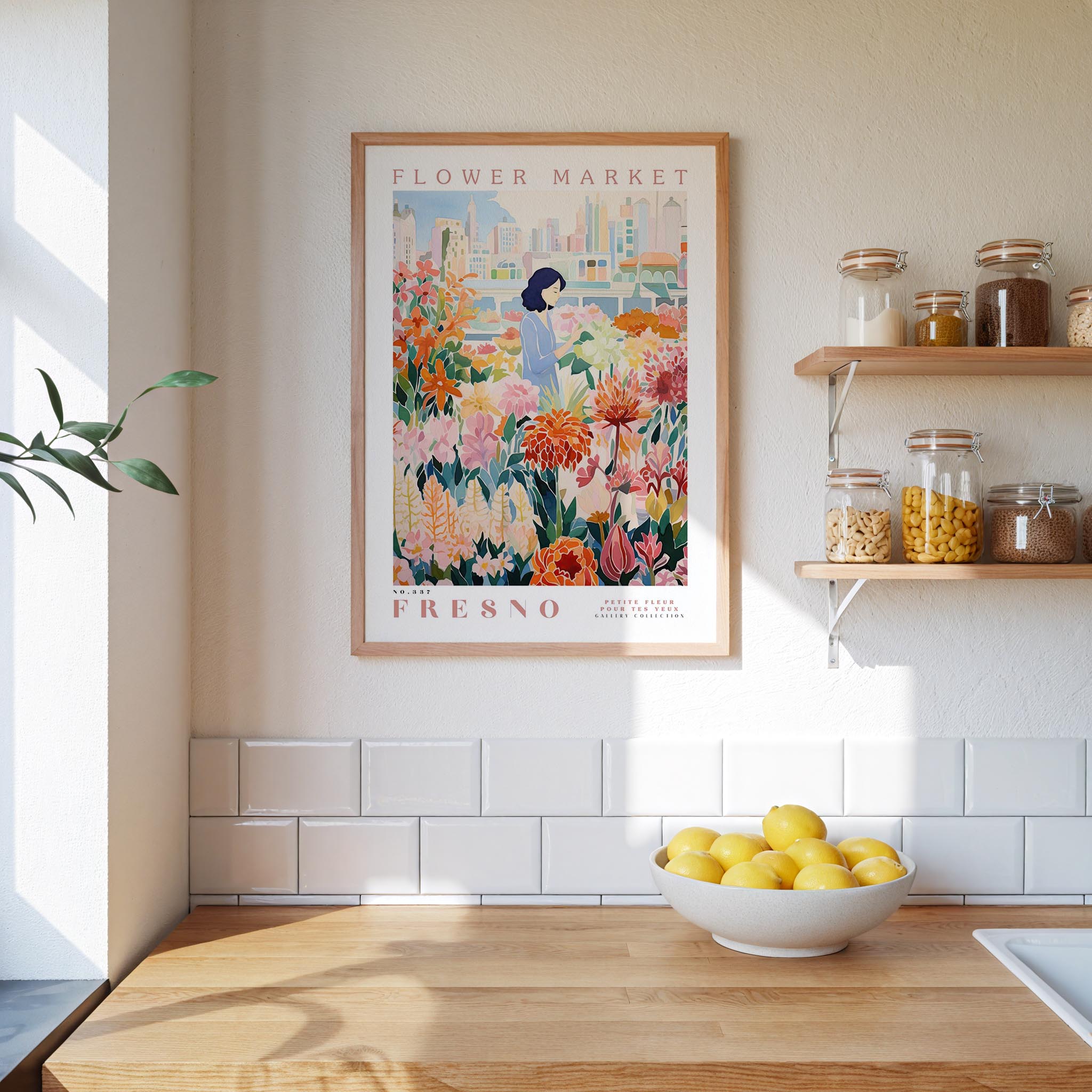 Fresno Art Print