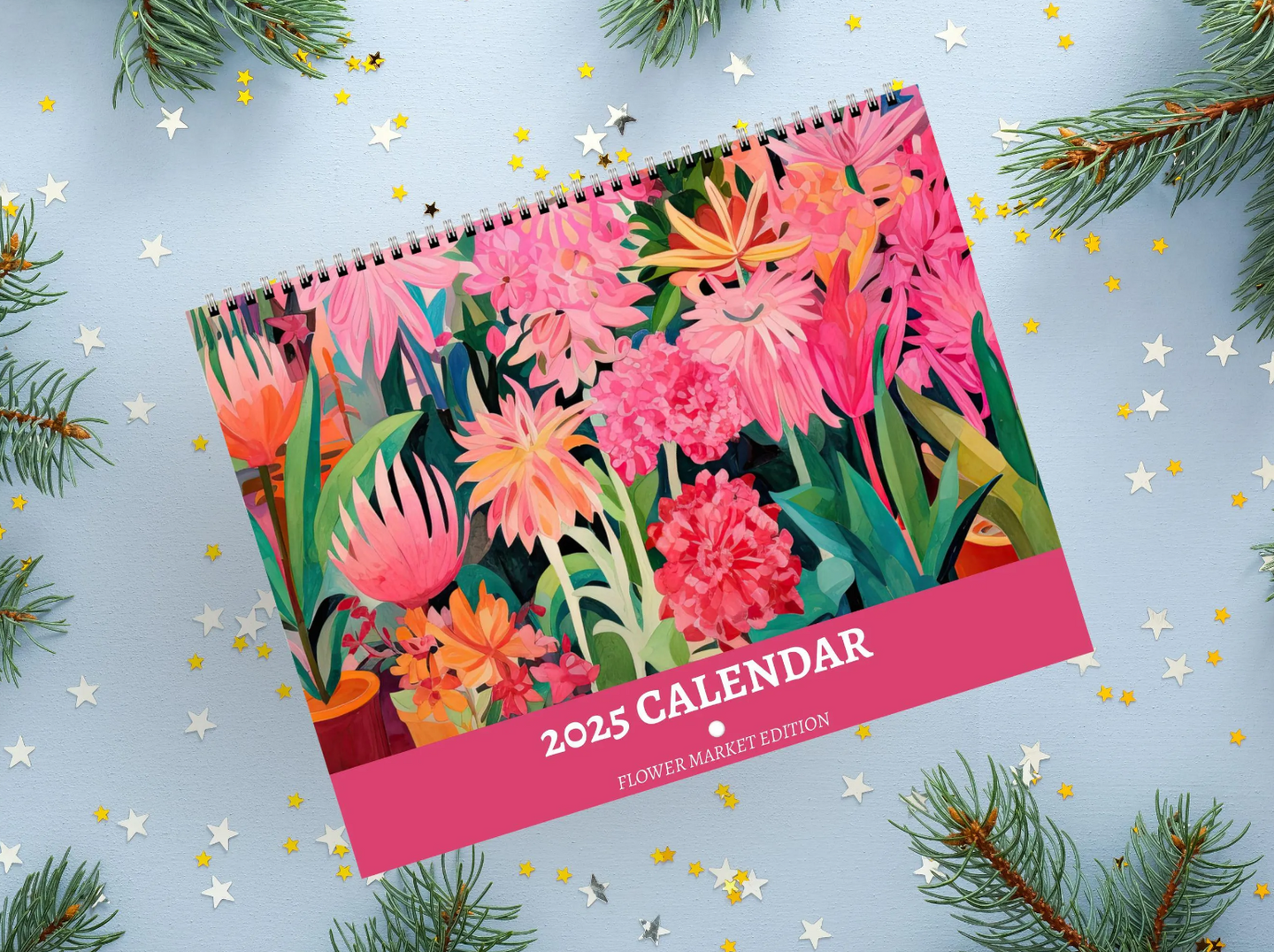 2025 Calendar - Flower Market Edition