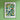 a green wall with a poster of flowers on it