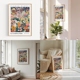 a living room filled with furniture and flowers