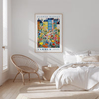 Aarhus Flower Market Poster - Poster - Flower Poster