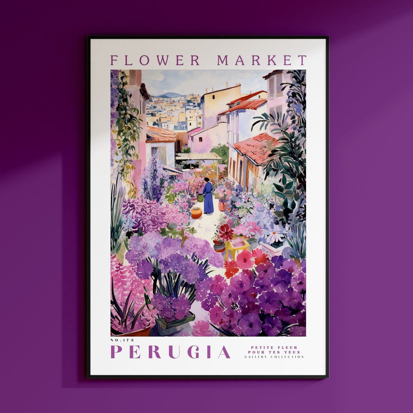 a picture of a flower market in peru