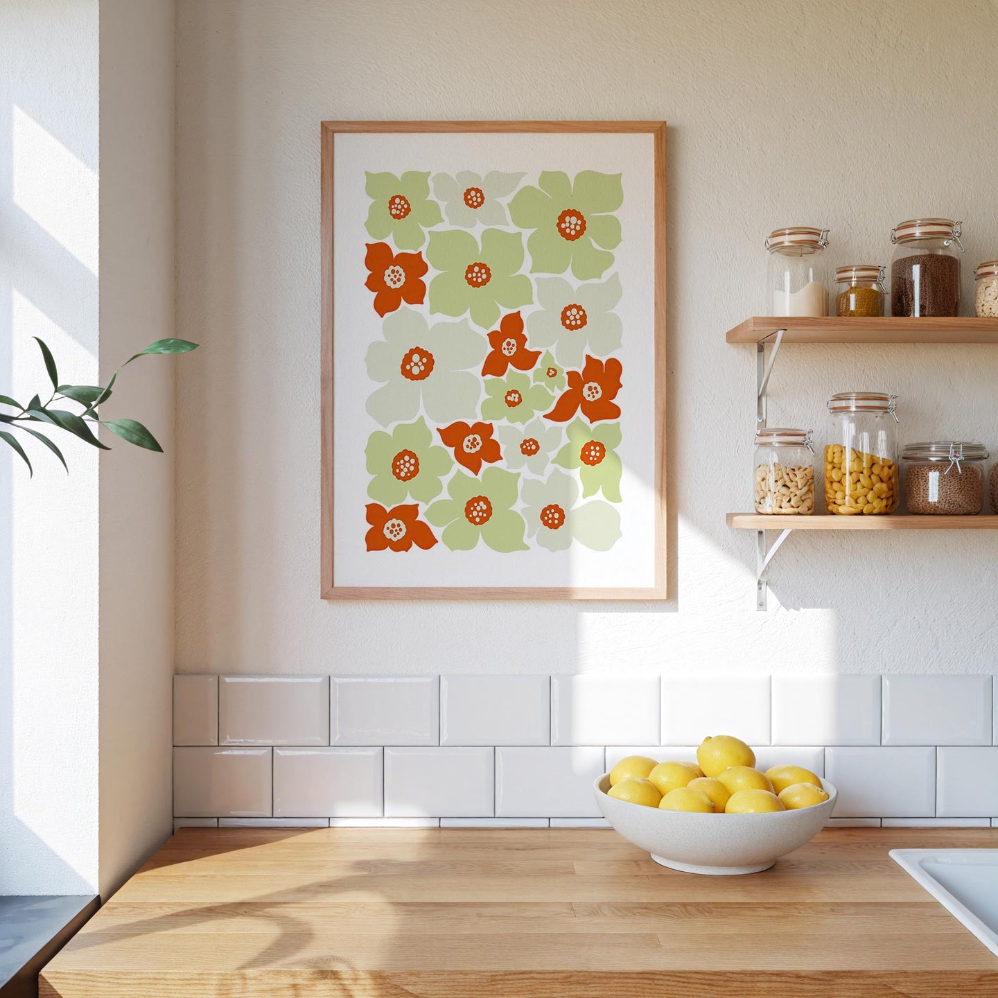 Abstract Flower Poster - Poster - Flower Poster