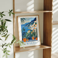 Amalfi Travel Poster - Posters - Enchanted Sights