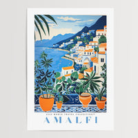 Amalfi Travel Poster - Posters - Enchanted Sights