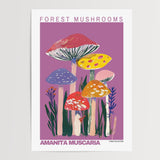 Amanita Muscaria Mushroom Poster - Posters - Enchanted Sights