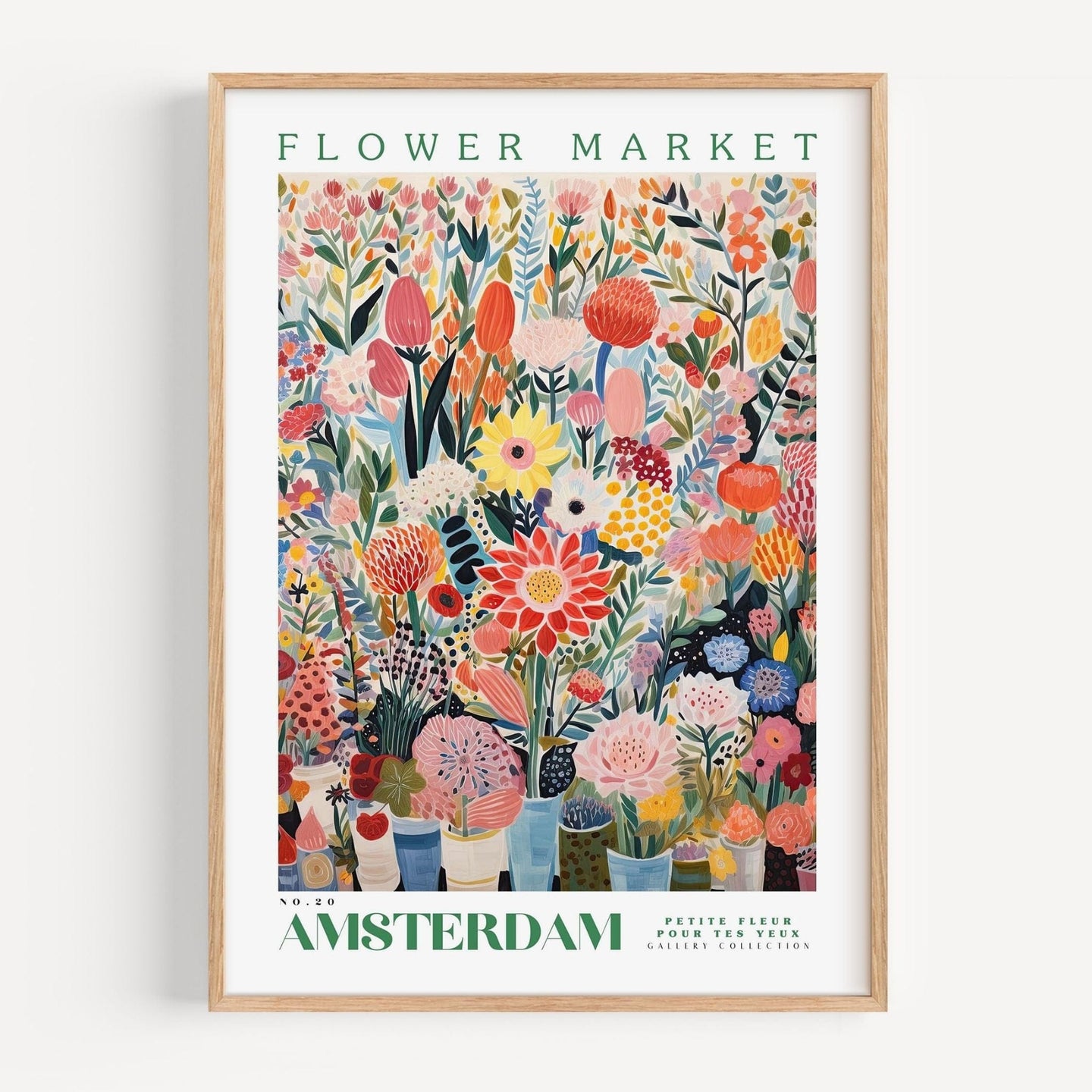 Amsterdam Flower Market Poster - Enchanted SightsPostersEnchanted Sights