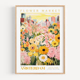 Amsterdam Flower Market Poster - Posters - Enchanted Sights